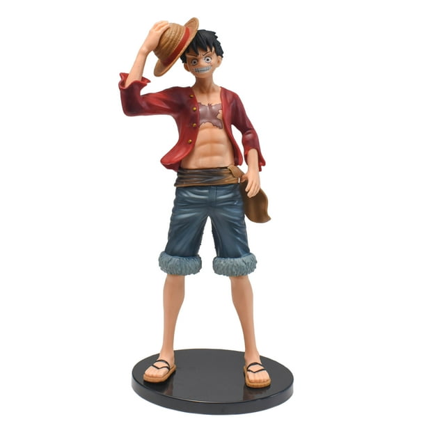 7" Luffy Model Straw Hat Monkey D  PVC  Anime One Piece  Action Figure Toy Gift